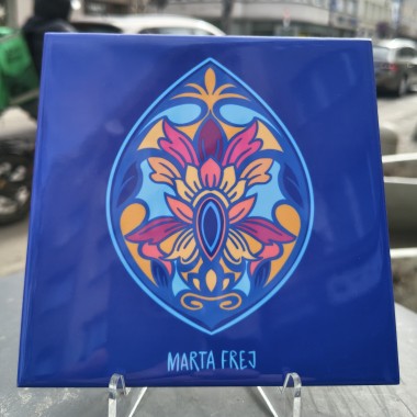 Kafelek ceramiczny z grafiką KRÓLOWA NOCY