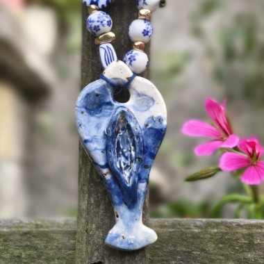 Wisiorek ceramiczny W CHMURACH