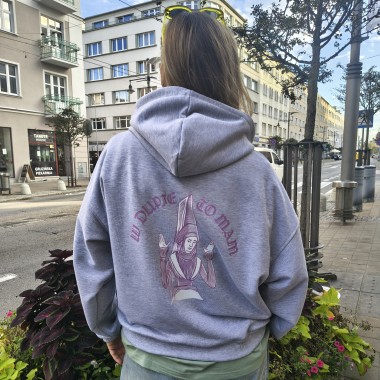 Bluza melanż W DUPIE TO MAM  